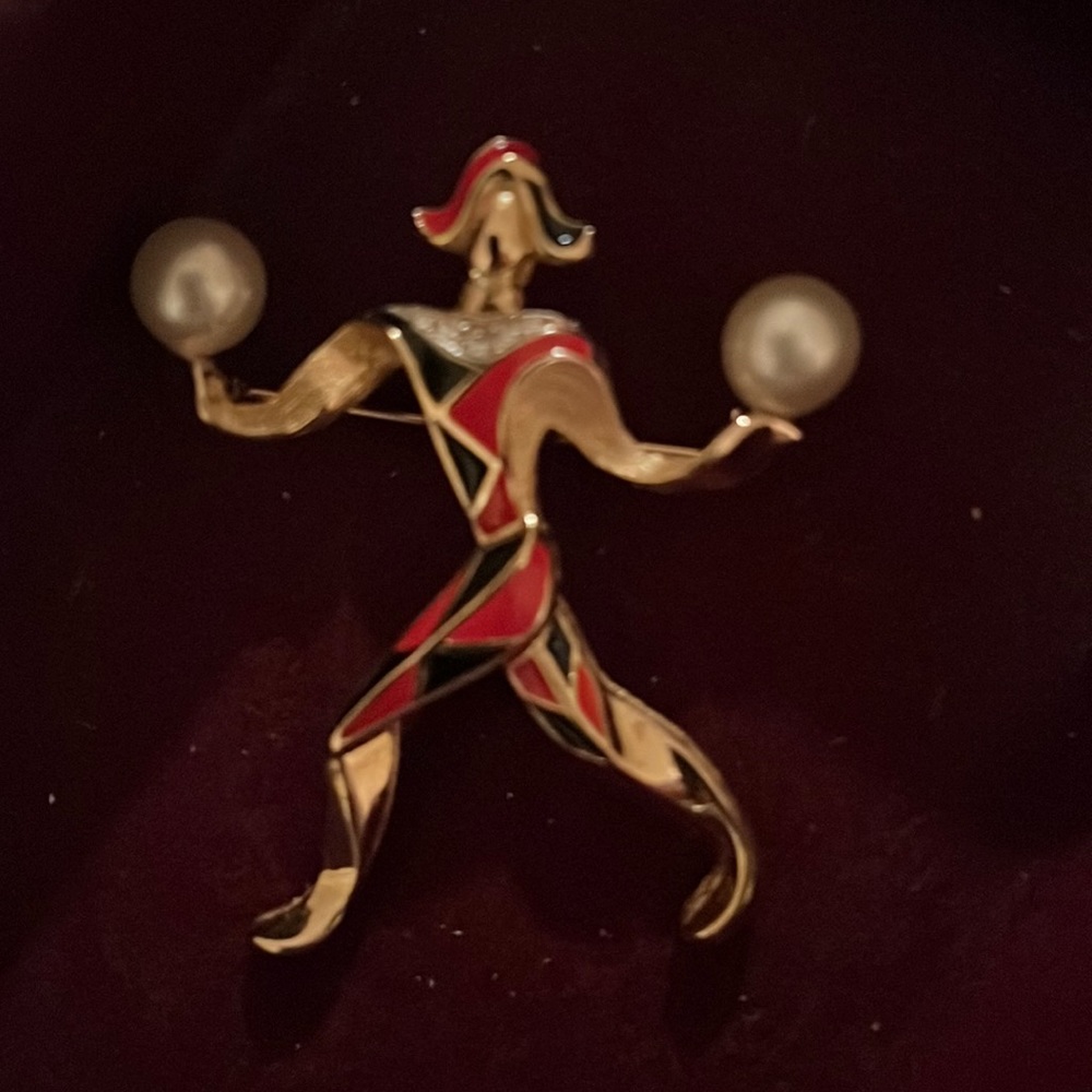 Christian Dior harlequin pin